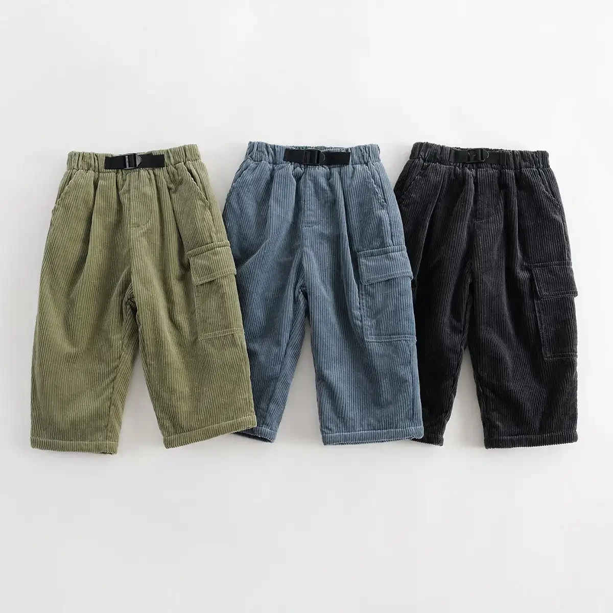 

MARC&JANIE Boys Urban Outdoor Corduroy Padded Work Pants Kids Pants for Winter 231972