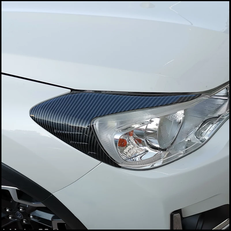 

Car styling For Subaru XV 2012-2016 Headlight Eyelid Cover Sticker Trim Strips Decorative Auto Parts Accessories