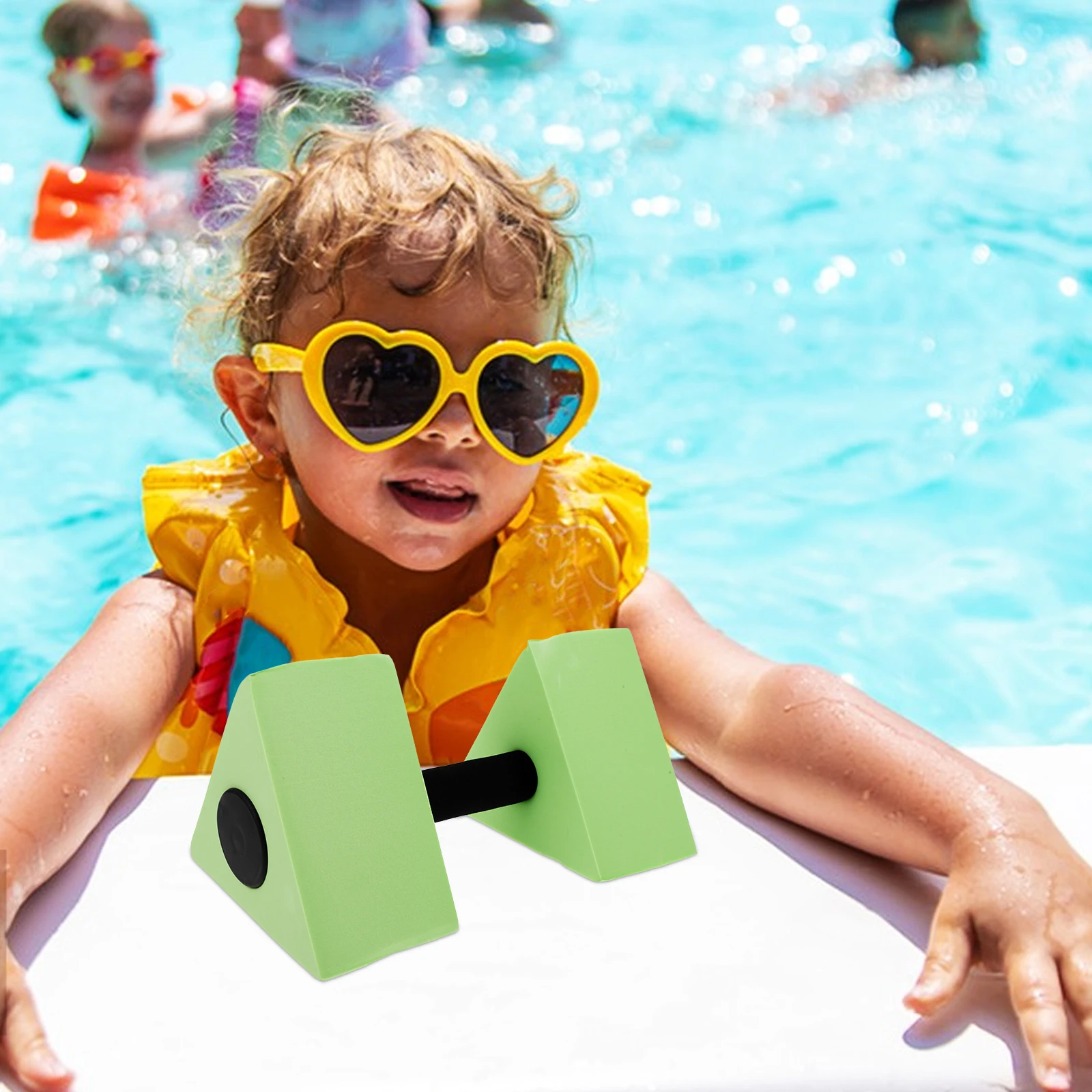 

2 Pcs Water Dumbbell Training Equipment Swim Pool Weights Swimming Exercise for Dumbbells Teaching Aids