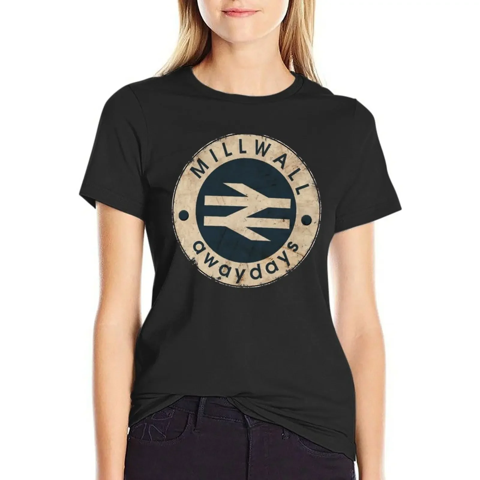 Millwall Awaydays T-Shirt summer clothes lady clothes Woman clothing