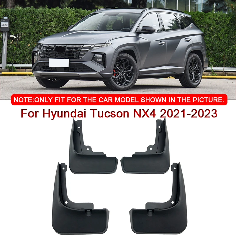 

For Hyundai Tucson NX4 2021-2023 Car Styling Car Mud Flaps Splash Guard Mudguards MudFlaps Front Rear Fender Auto Accessories