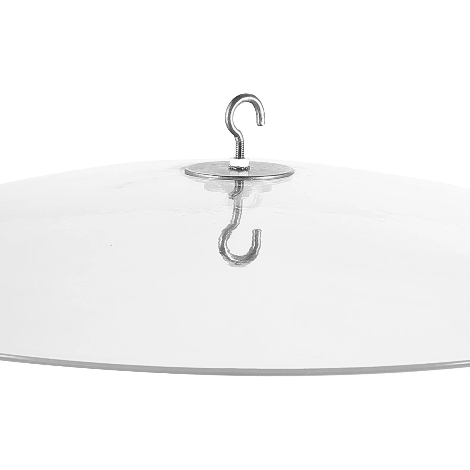 

Hanging Bird Feeder Protector Clear Dome Cover Rain Snow Proof Easy Install Outdoor Feeder Baffle Hanging Flowerpot Rain Cover