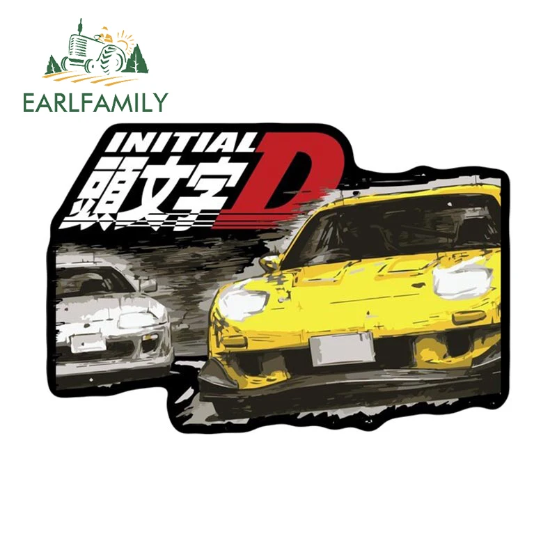 EARLFAMILY 13 سنتيمتر x 8.7 سنتيمتر ل الأولي D الفينيل ملصقات السيارات المحمول Campervan الكتابة على الجدران ملصق مائي مقاوم للماء مضحك أنيمي اكسسوارات السيارات