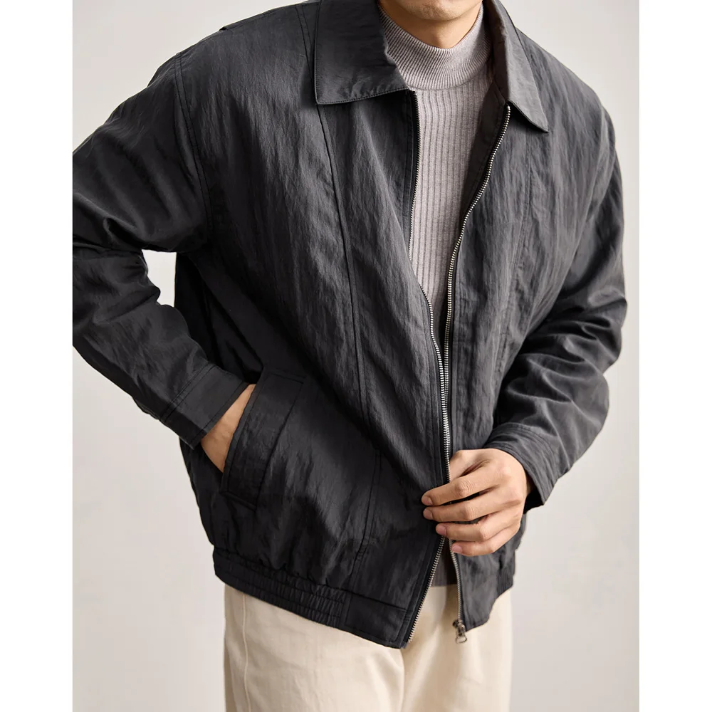 New Man Outerwear Mens Streetwear Fashion Retro Loose Casual Plus Size Bomber Coat Spring Autumn Outdoor Cargo Jacket