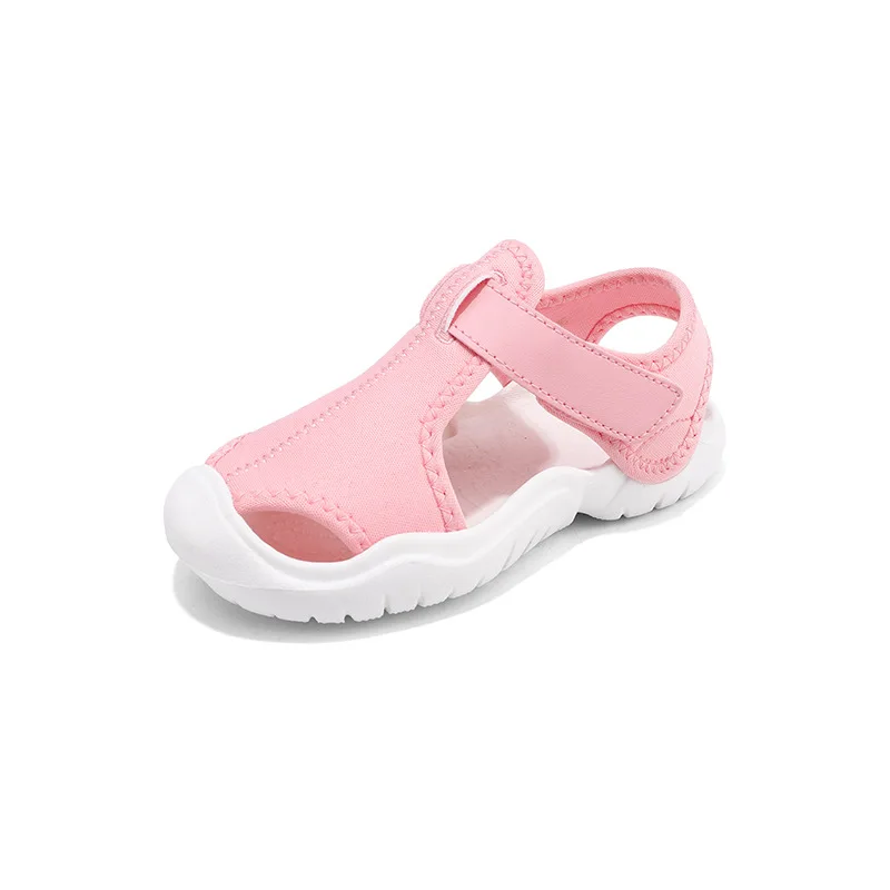 сандалии для девочекkid Shoe Baby Sandals 2023Summer New Sandals for Boy Infant Toddler Shoe Soft Soled Children Beach Shoe 로마샌들