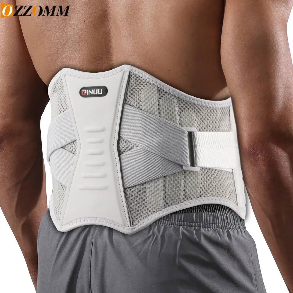 

1PCS Back Brace for Lower Back Pain Relief - Breathable Mesh Fabric Lumbar Support Belt with Lumbar Pad for Men/Women Sciatica