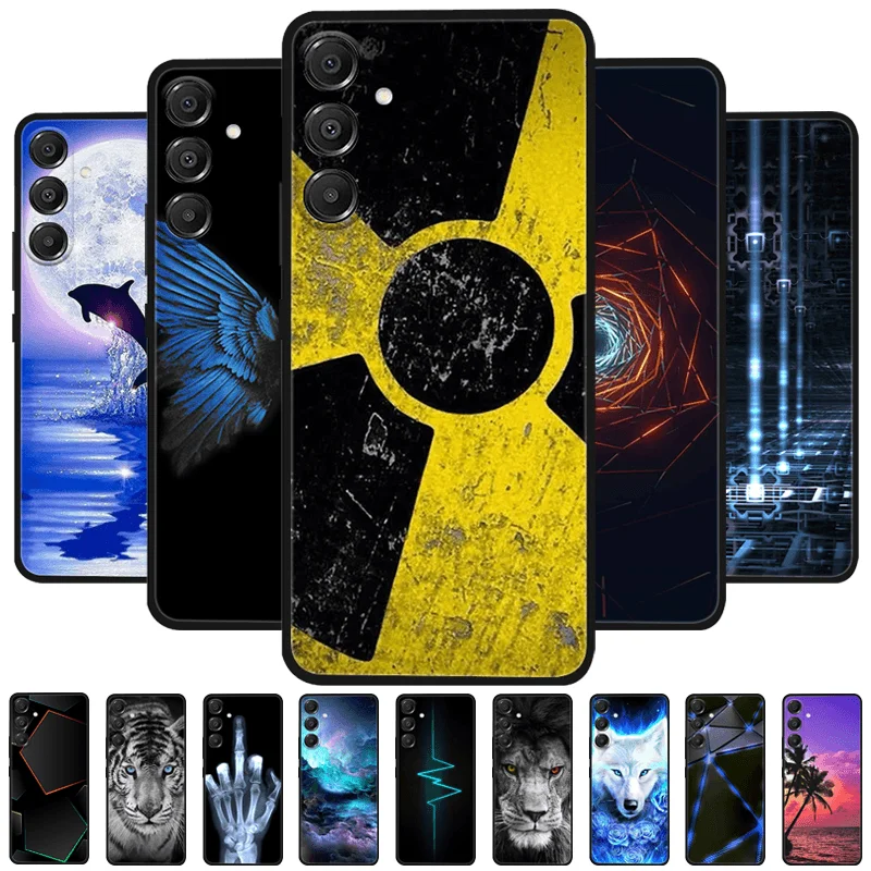 For Samsung A55 5G Case A556 A556B Shockproof Silicone TPU Phone Cover For Samsung Galaxy A54 5G Bumper A53 Protective Fundas