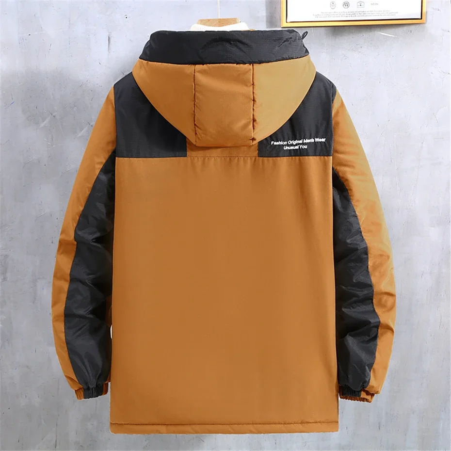 Winter Parkas Männer dicken Fleece Jacke Mantel plus Größe 10xl 11xl Mode lässig Windschutz Parkas männlichen Cargo Mantel große Größe 11xl