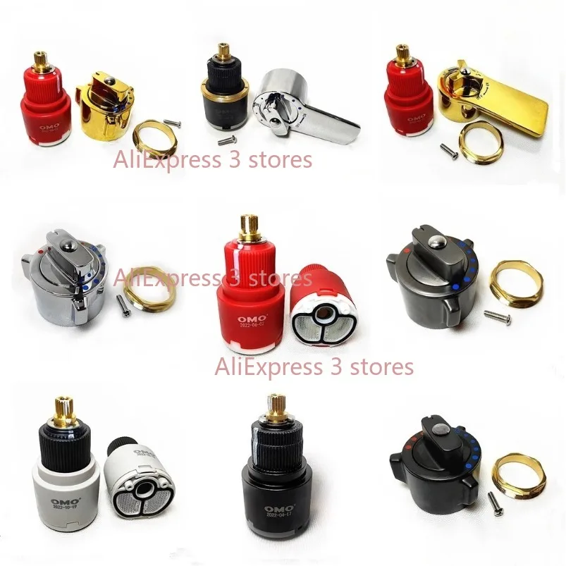 New Hot and Cold Water Mixing Valve Bounce Switch Thermostatic Shower Cartridges
