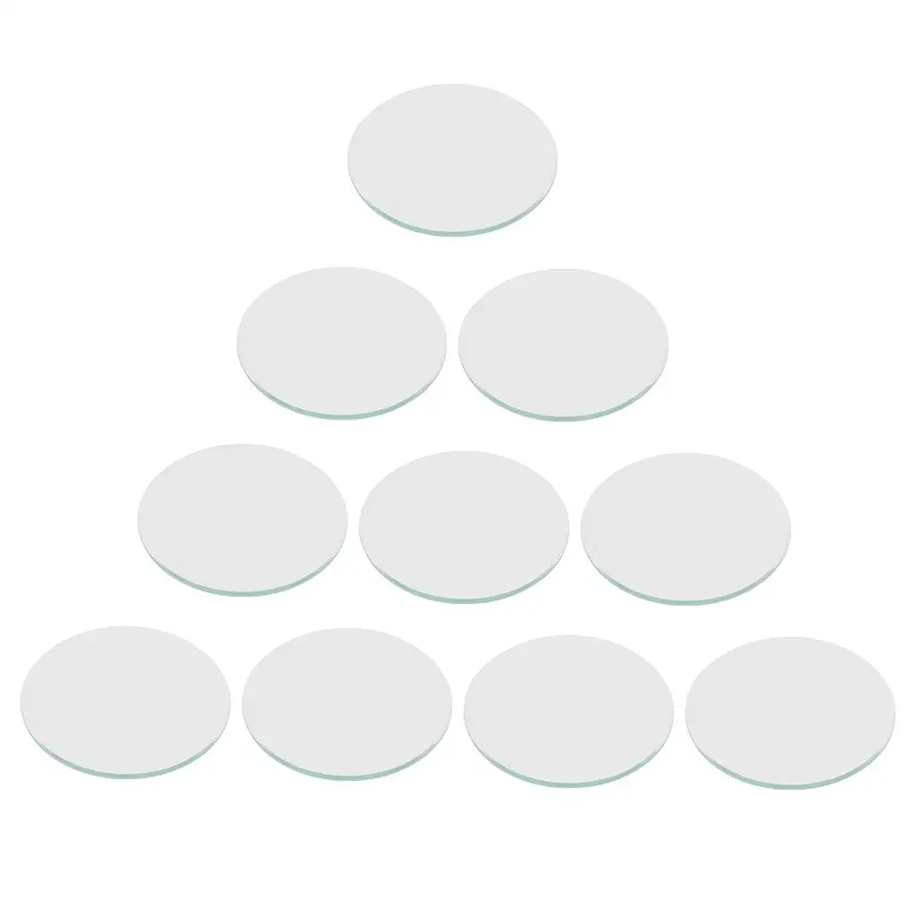 

10 Pieces Bulk Flat 1mm Thick Transparent Mineral Glass Watch Replace Part 40.5-45mm Watchmaker Accessories