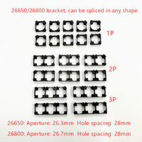 10/20/50PCS 26650 26700 26800 Battery Holder Bracket   Lithium battery Plastic bracket fixed bracket DIY battery pack