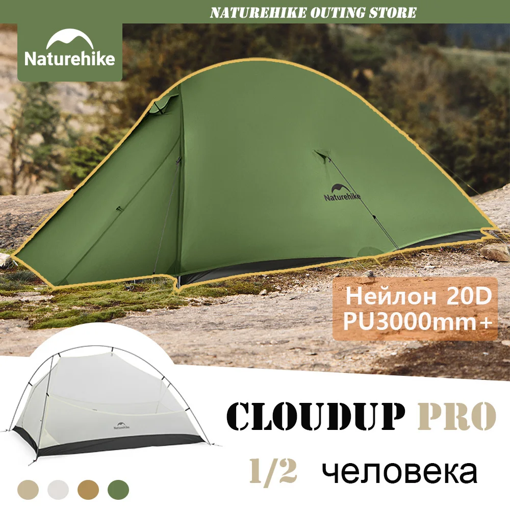 Naturehike Cloud Up 2 Pro Палатка на 1/2 человека 20D Нейлоновая палатка для кемпинга Туризм Туризм Туризм Водонепроницаемая Быстрая сборка Портативная портативная палатка для путешествий Naturehike Cloud Up 2 Pro Палатка на 1/2 человека 20D Нейлоновая палатка для кемпинга Туризм Туризм Туризм Водонепроницаемая Быстрая сборка Портативная портативная палатка для путешествий