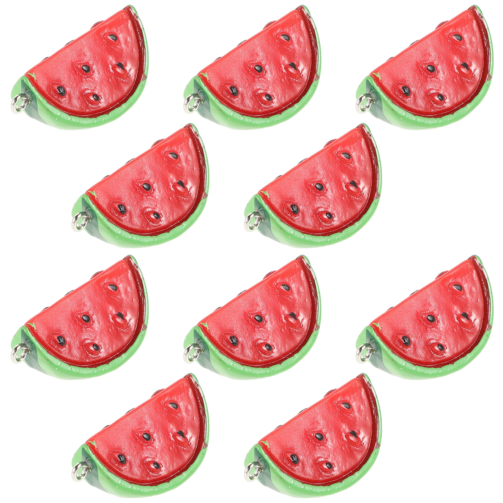 

for Women Simulated Watermelon Pendant Jewelry Fruit Charms Making Keychain Woman Mom