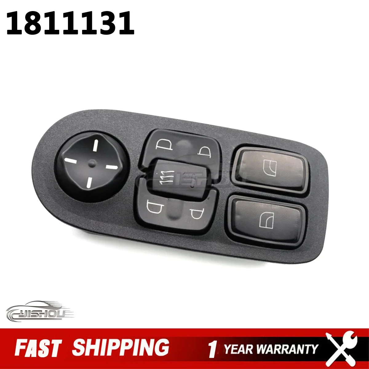 

1811131 Electric Power Master Window Control Switch Regulator Button For DAF CF65 CF75 CF85 XF95 XF105 2001-2013 1736600