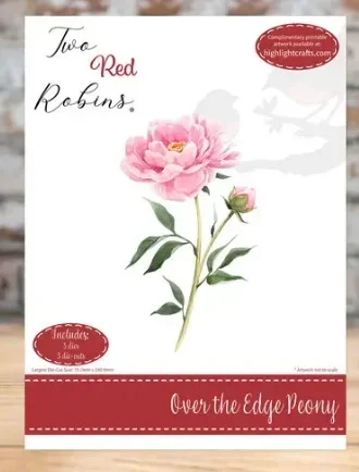 Moss Blushing Carnation Metal Cutting Dies Scrapbook Diary Decoration Stencil Embossing Template DIY