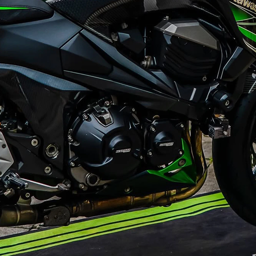 غطاء حماية محرك موتو مع درع نبض القابض من GB Racing - لجسم وإطارات KAWASAKI Z800 (2013-2016)