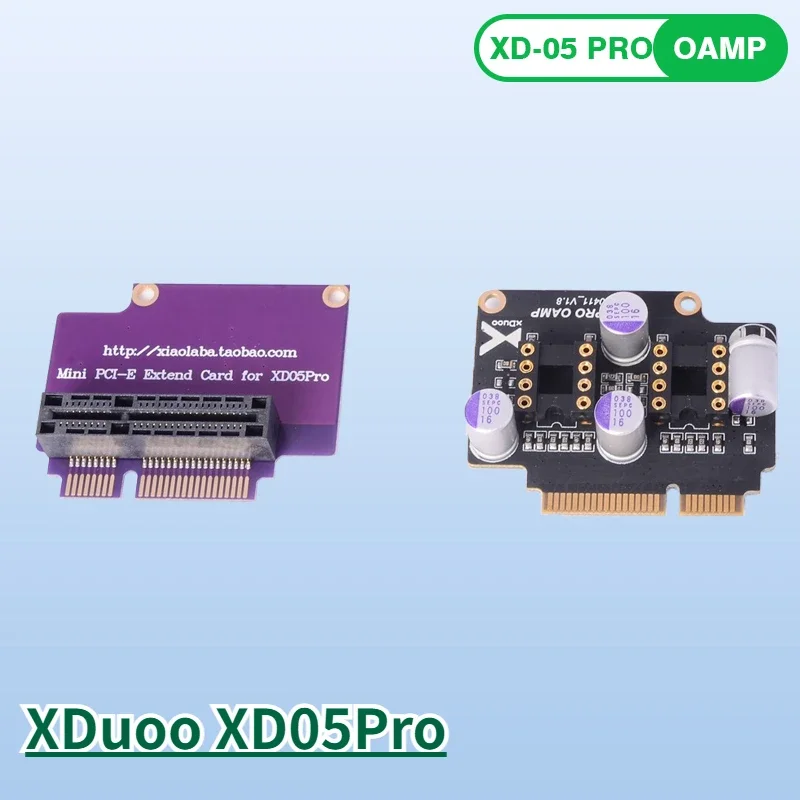 XD-05Pro OAMP Decoding Earphone Board Amplifier Dedicated Mini PCI-E Extend Vertical Adapter Card for Xduoo XD05 PRO (No OP Amp)