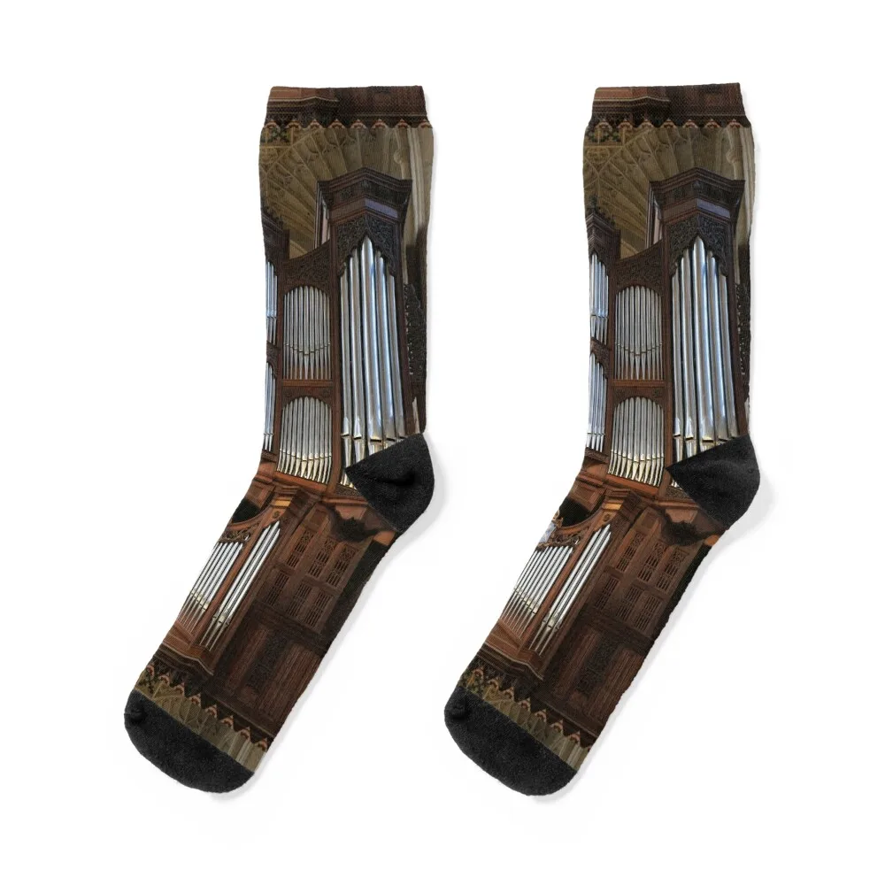 

Pipe Organ Socks cute happy winter thermal cycling Socks Male Women's