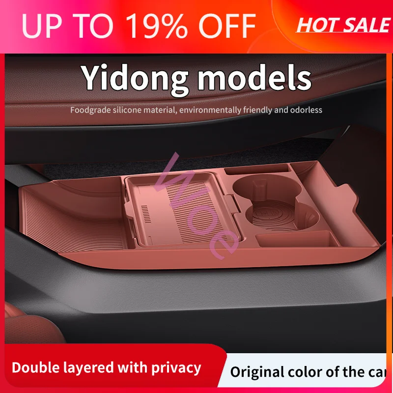 Woe Storage Box for Changan Eado 2026 Silicone Center Console Organizer Tray Interior Organizer Accessories 4th-gen Custom