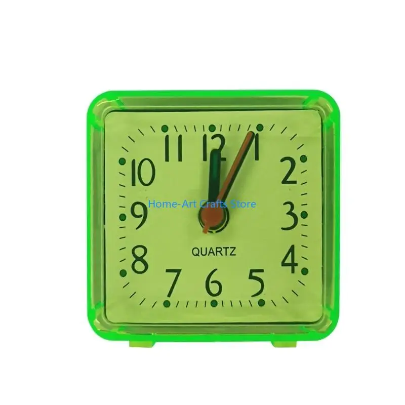 Y3NA Square Alarm Clock Desk Table for Time Clocks for Home Bedroom Book Room Desk Decorations