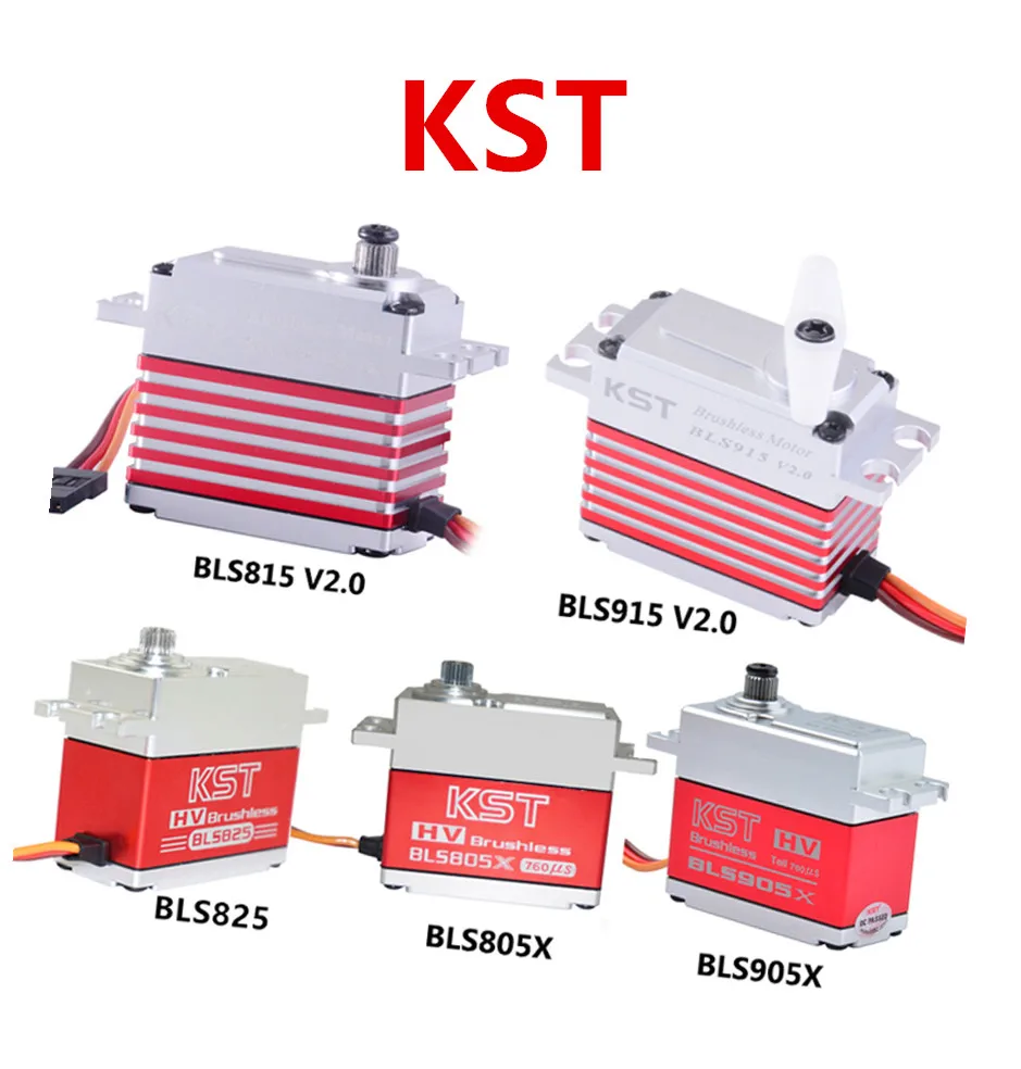 

KST BLS915 V2.0 905X BLS805X 825 HV Бесщеточный сервопривод Высоковольтный сервопривод с металлической шестерней для радиоуправляемого вертолета 550-700