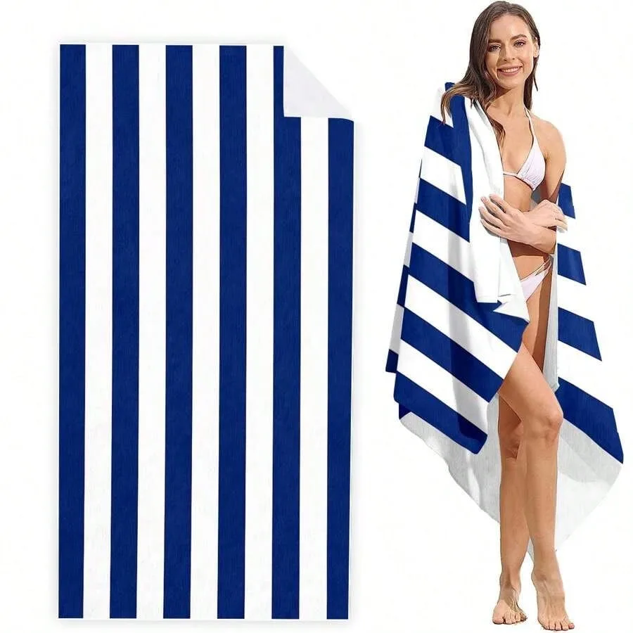 

Striped Pattern Beach Towel Summer Travel, Vacation Holiday Beach Essentials 80*160