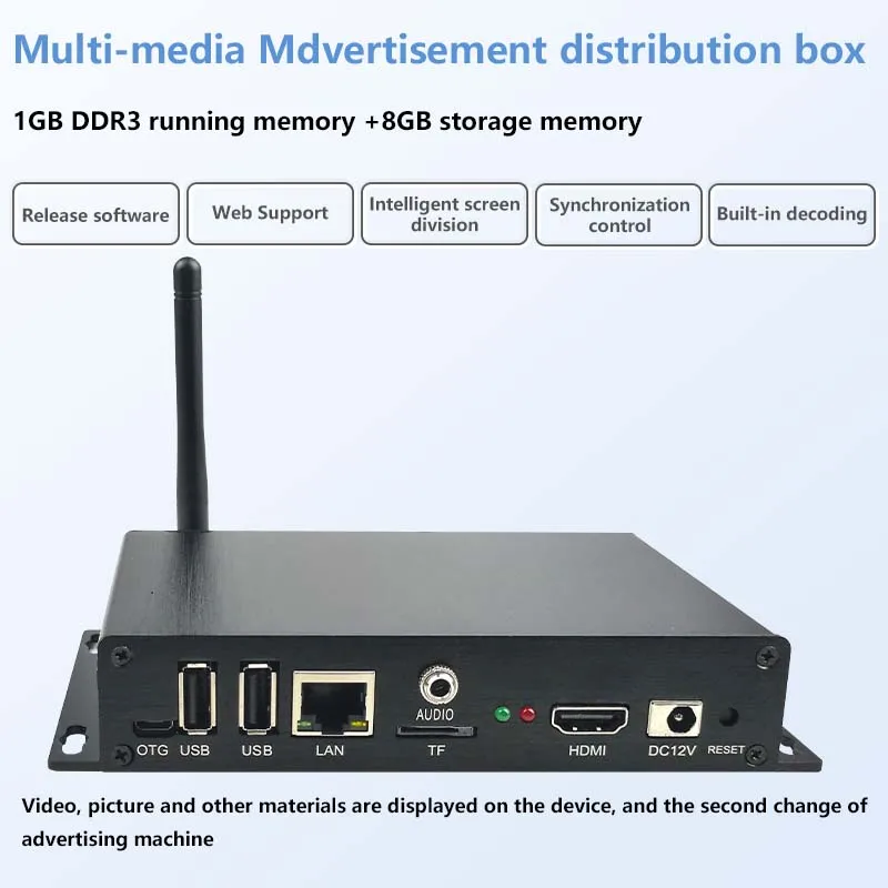 

HD 1080P Android Digital Advertising Box Information Release Terminal Restaurants Menu Billobord Signage Player