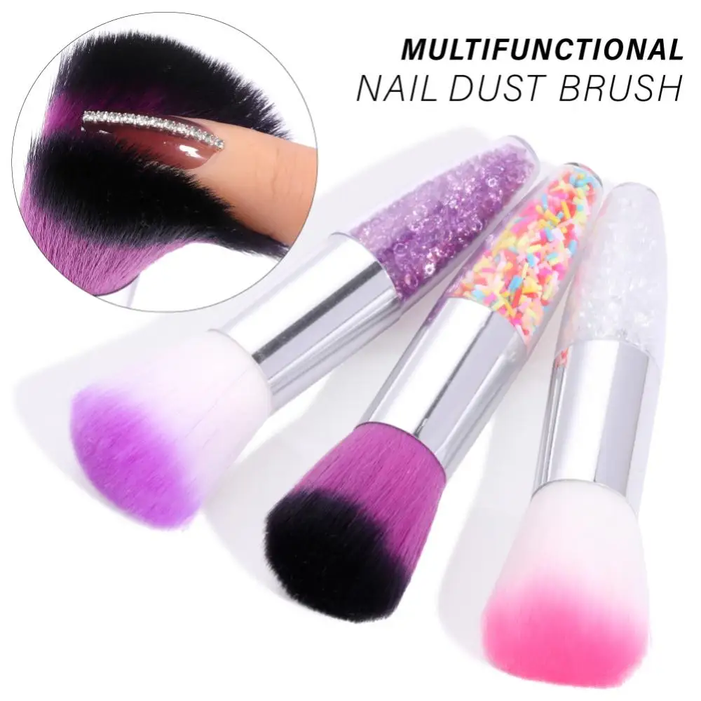 2/4/6PCS Face Easy To Use Makeup Brush Comfortable Grip Crystal Handle Makeup Brush Top-rated Beauty Products