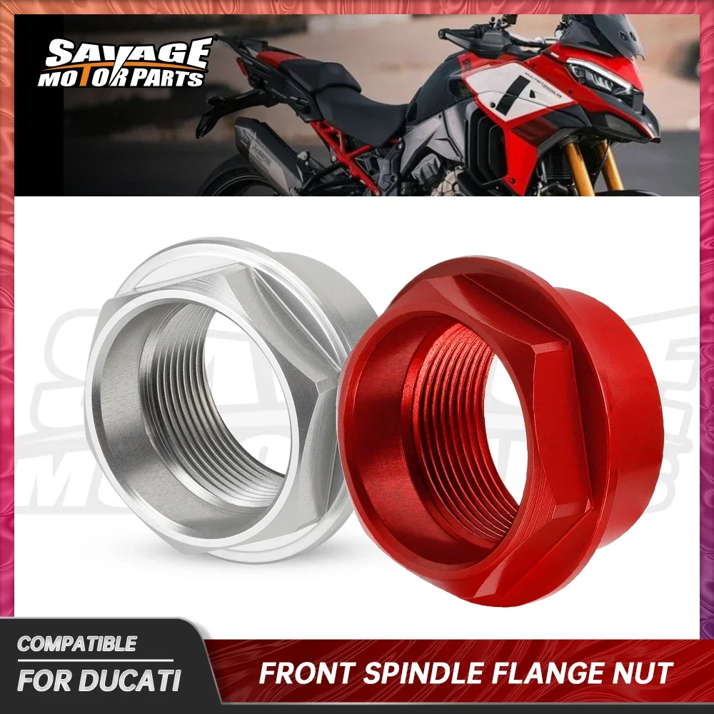 Front Wheel Axle Flange Nut For Multistrada V4 V2 1260 1200 1100 950 MONSTER 796 696 659 Streetfighter Diavel Motorcycle Screws