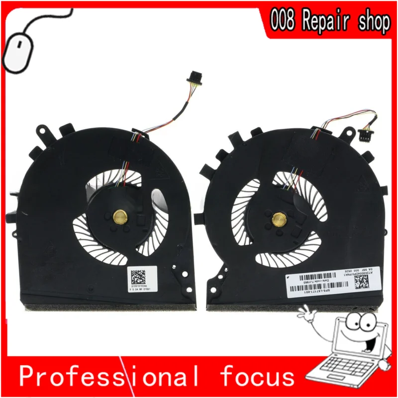 NEW CPU&GPU Cooling Fan For HP Pavilion Gaming 15 Laptop 15-DK0068WM 15-DK0020NR