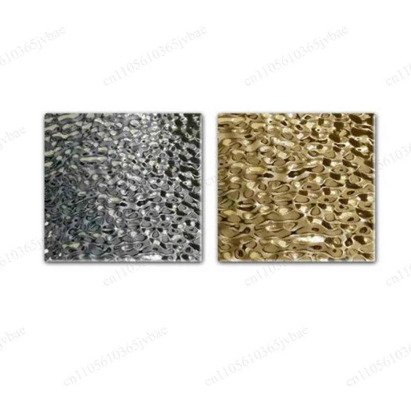 Concave-convex Corrugated Metal Relief Trim, Which Can Be Spliced with Water Wave Shape Film and Television Background Wall