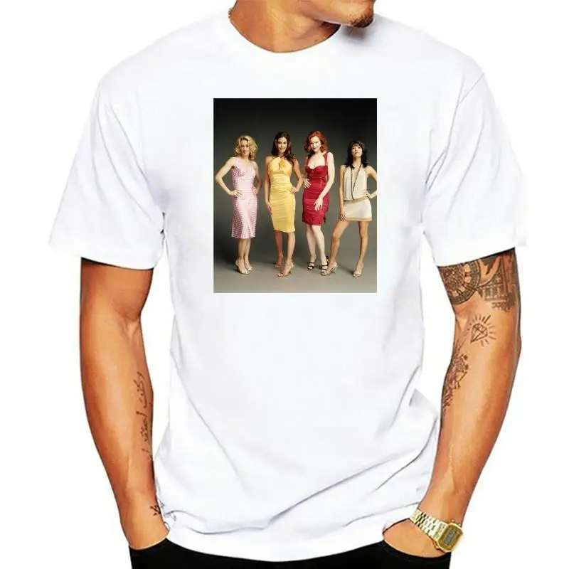 Women's Tee Desperate Housewives Eva Longoria Teri Hatcher Damen T-shirt Cotton Short Sleeve Hip-hop Tops