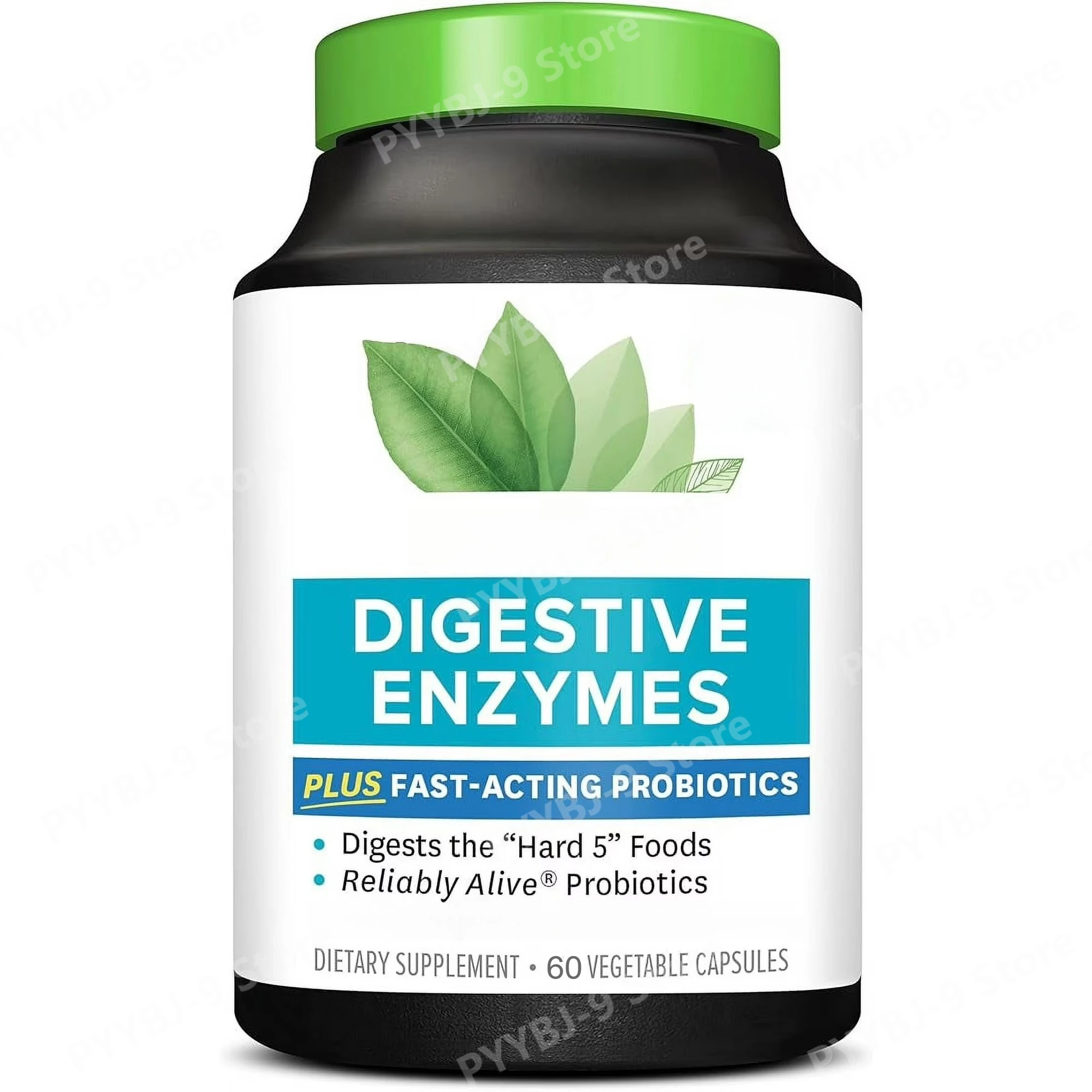 

Digestive Enzymes with Probiotics and Prebiotics Blend with Bromelain and Papaya Daily Nutritional Supplement 60 Capsules