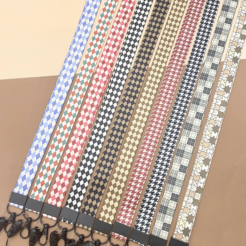 

2cm Wide Cartoon Card Sleeve Hanging Rope Long Widened Personalized Anti Loss Lanyard with Keychain Card Accessories