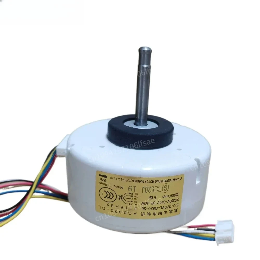 

New Fan Motor SIC-37CVL-D830-36 For Air Conditioner Indoor Unit J118HB3 RC0J30-CL 30W Conditioning Parts