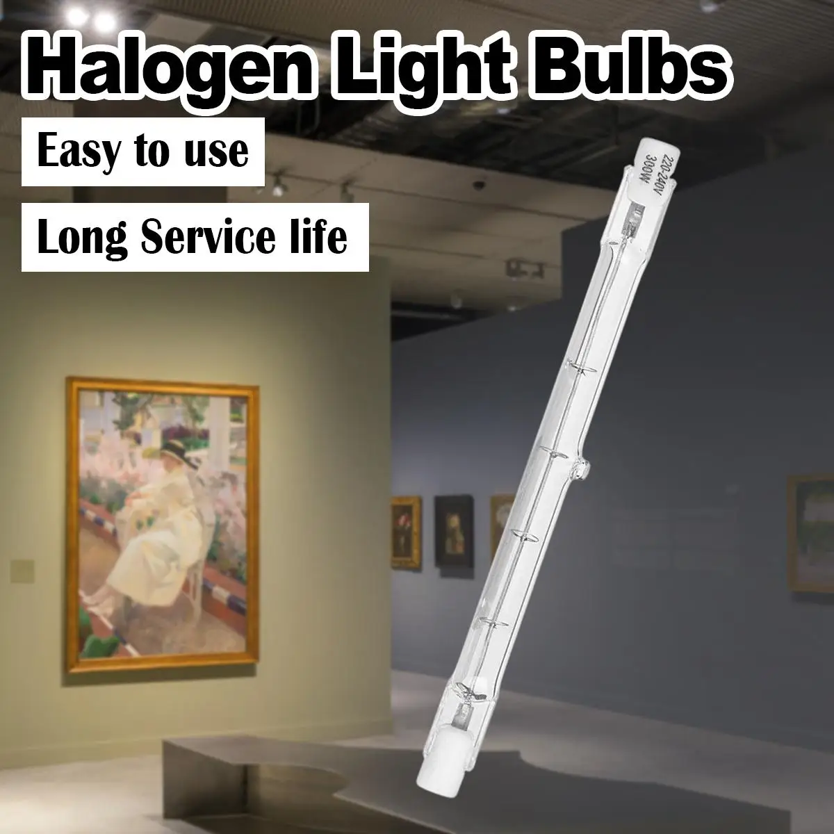 Dimmable R7s Halogen Lamps 1500w/1000w/500w/100w/60w Led Light Bulb 189mm 220v Warm Linear Bright Tube Bulbs For Room Decoration
