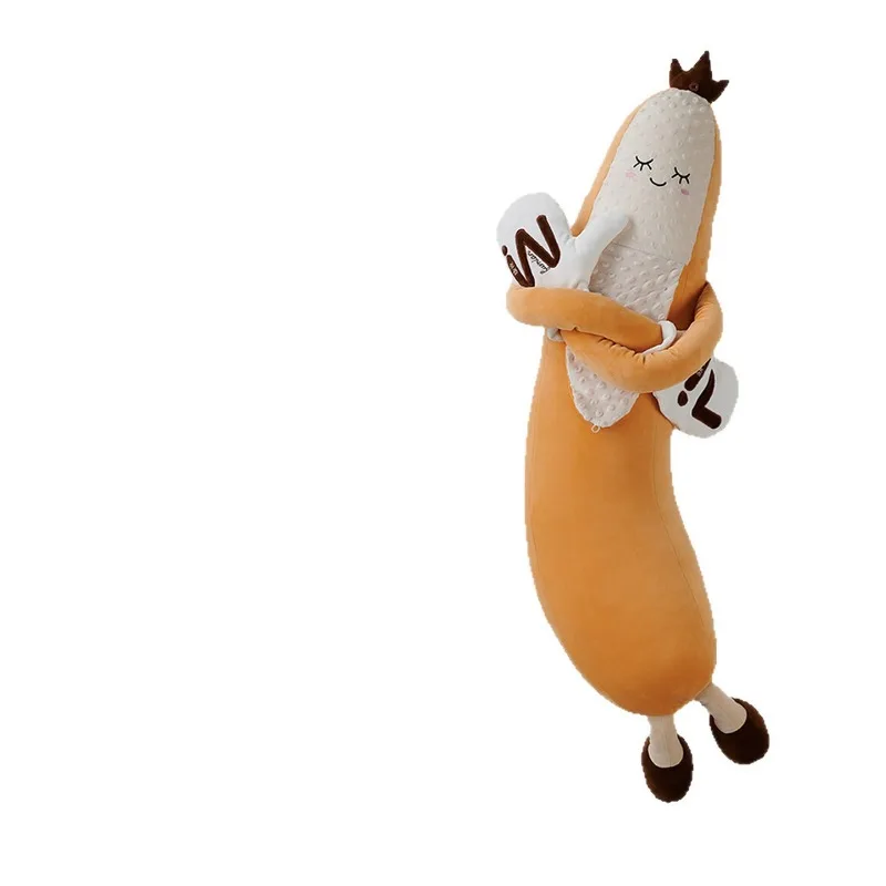 Banana king coaxes sleep, throw pillow sleeps between legs, soothes doll, special for girls, adult sleeping doll