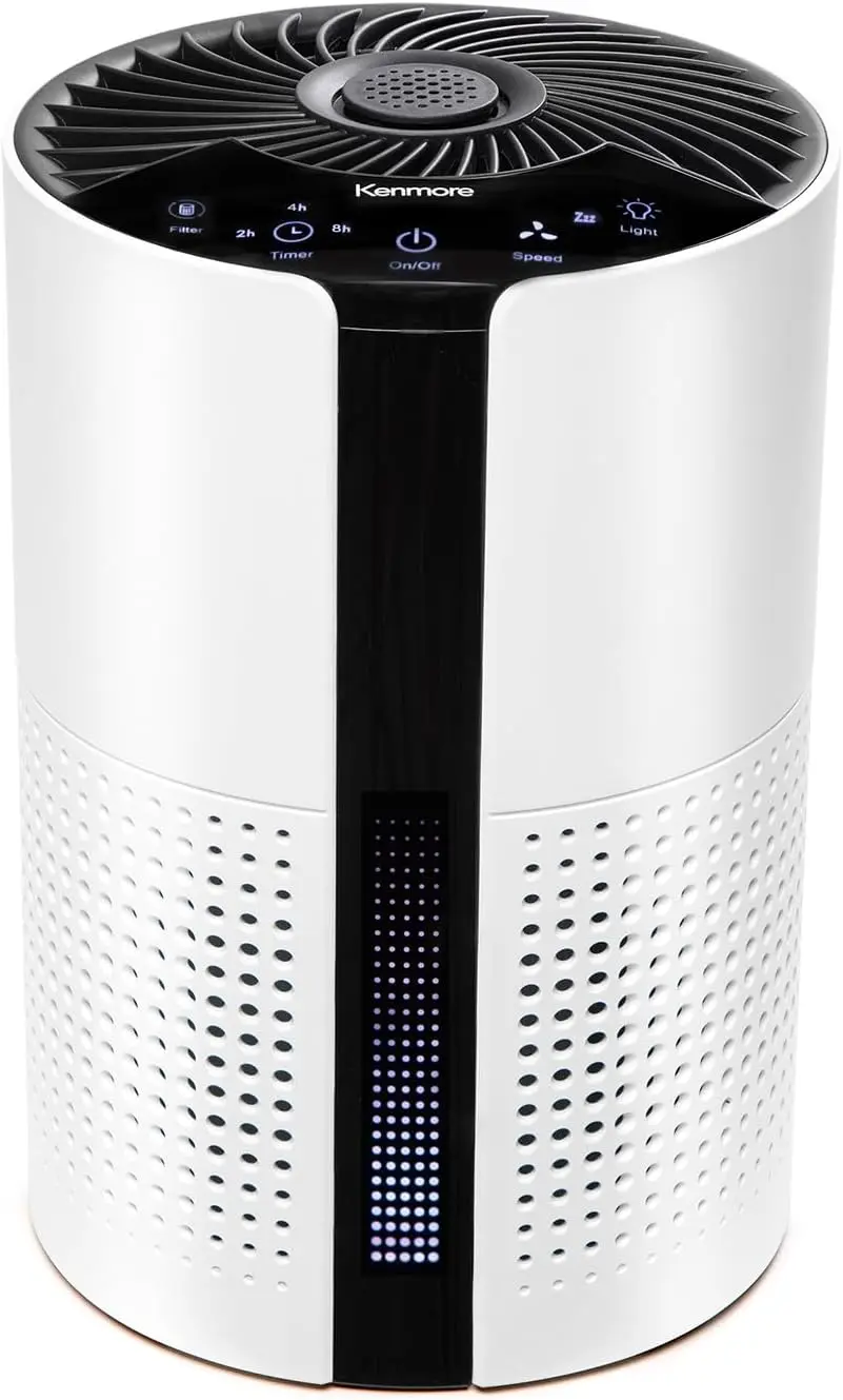 

PM1010 Air Purifiers for Bedroom Up to 348 Sq.Foot with H13 True HEPA Filter, Child Lock, Sleep Mode for Small Rooms