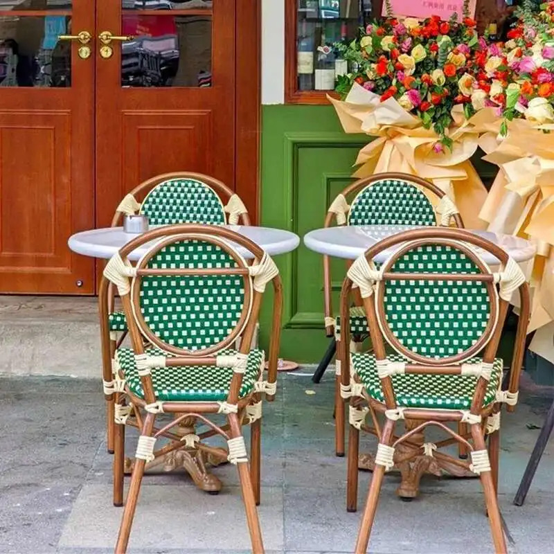Retro Rattan Garden Furniture Sets Waterproof Nordic Natural Balcony Garden Furniture Sets Adult Moving Tuinmeubelen Decorations