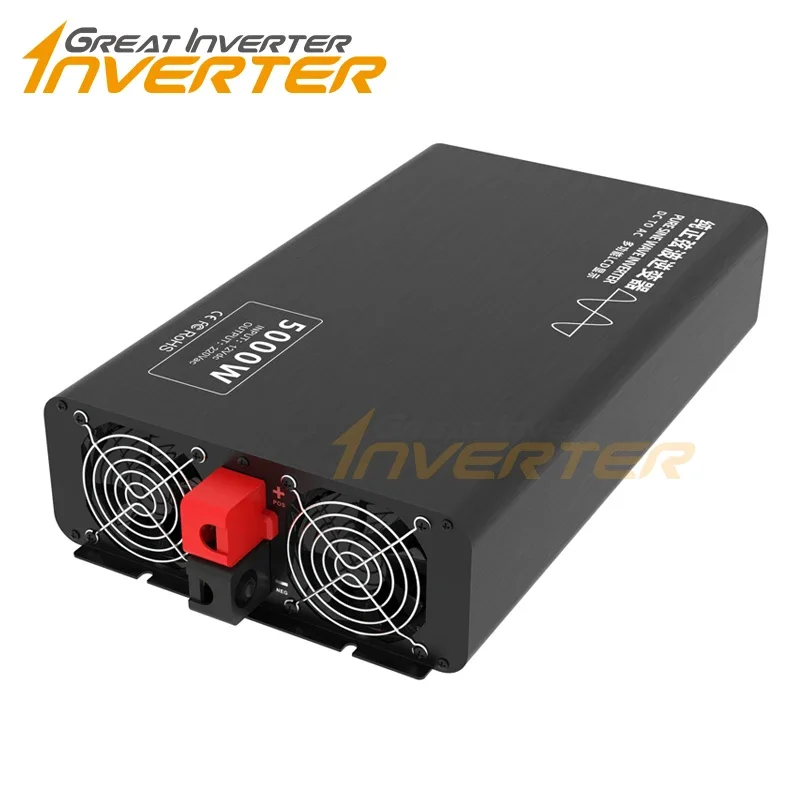 4KW 5KW LCD display Power Inverter Off Grid Dc to Ac 12V/24V/36V/48V/60V/72V/84V to 220V 110V Pure Sine Wave Inverter 50HZ 60HZ