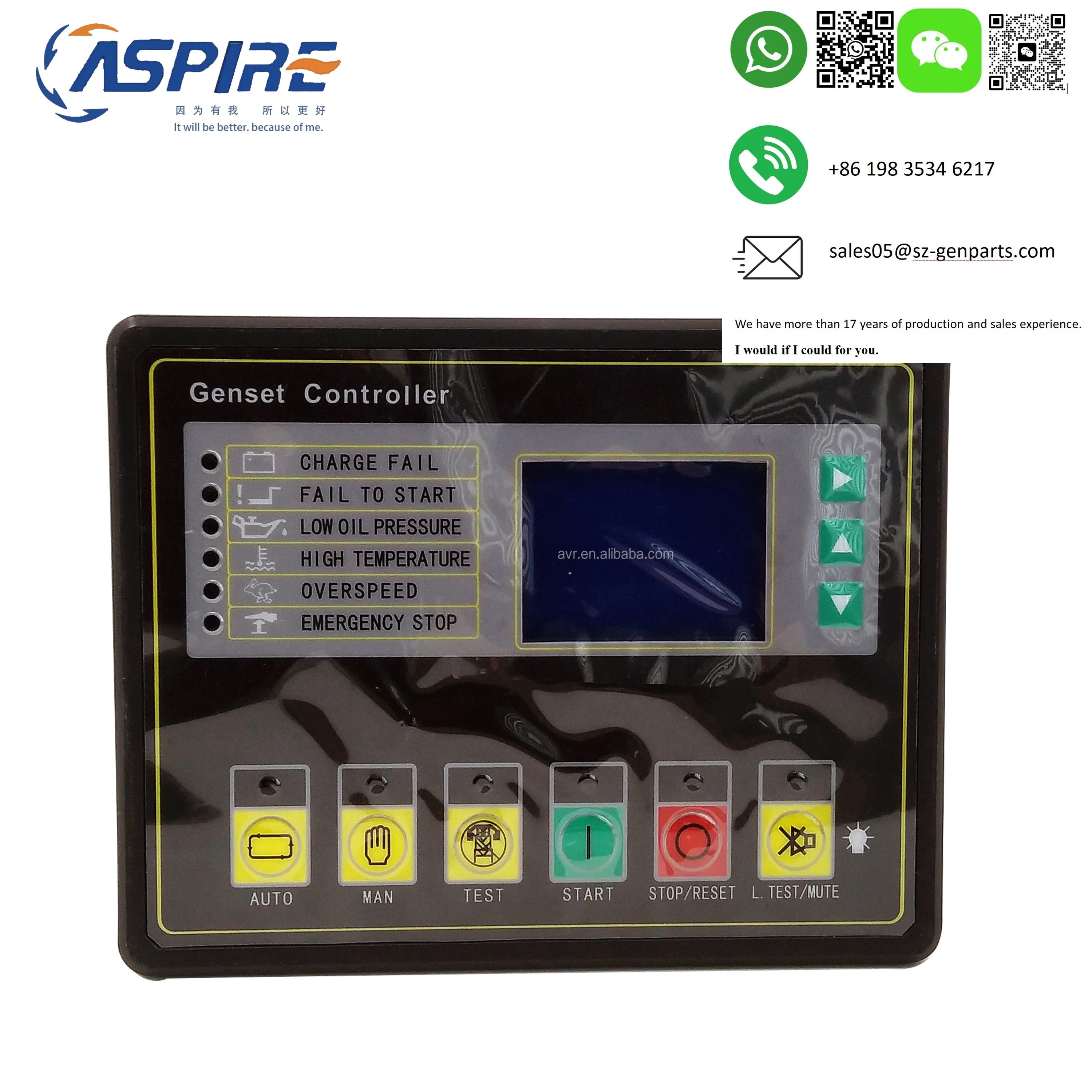 

Harsen Genset Controller GU320B Automatic Control Module Controller For Genset