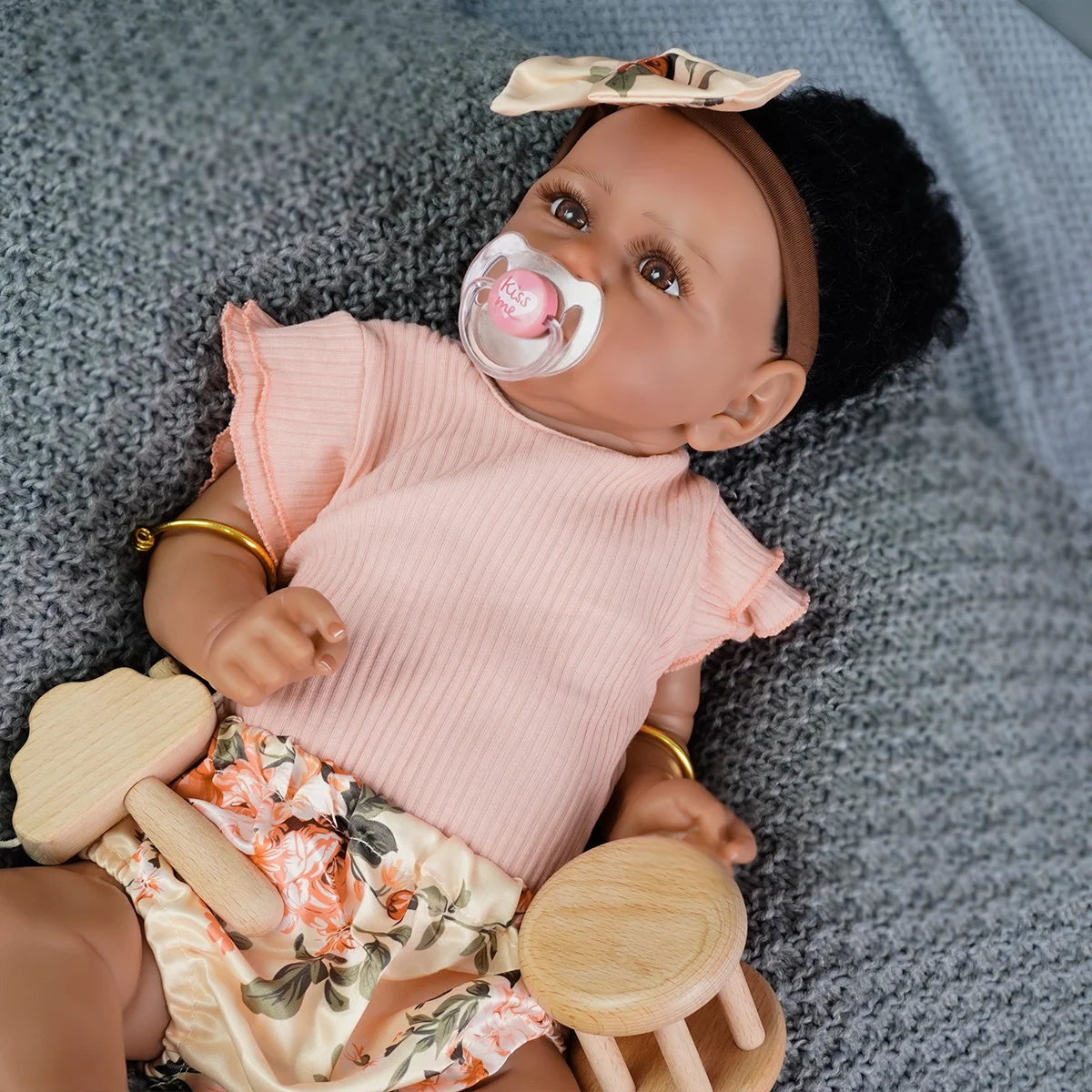

JOYORA 50CM Fashion Rebirth Doll Vinyl Simulation Doll Newborn Baby Size Doll 3D Skin Visible Vein Rebirth Toy Birthday Gift