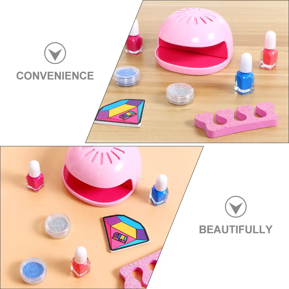 

1 set Electric Dryer ABS Kids Nail Art Toddler Girl Gift Gel Polish Dryer Manicure Tools Playthings Nail for Kids