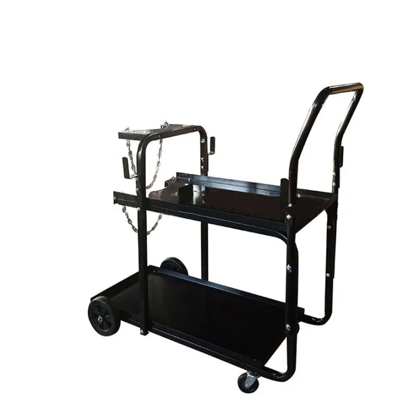 Welding machine tool cart welding trolley multi-functional storage rack auto repair two welding maintenance mobile