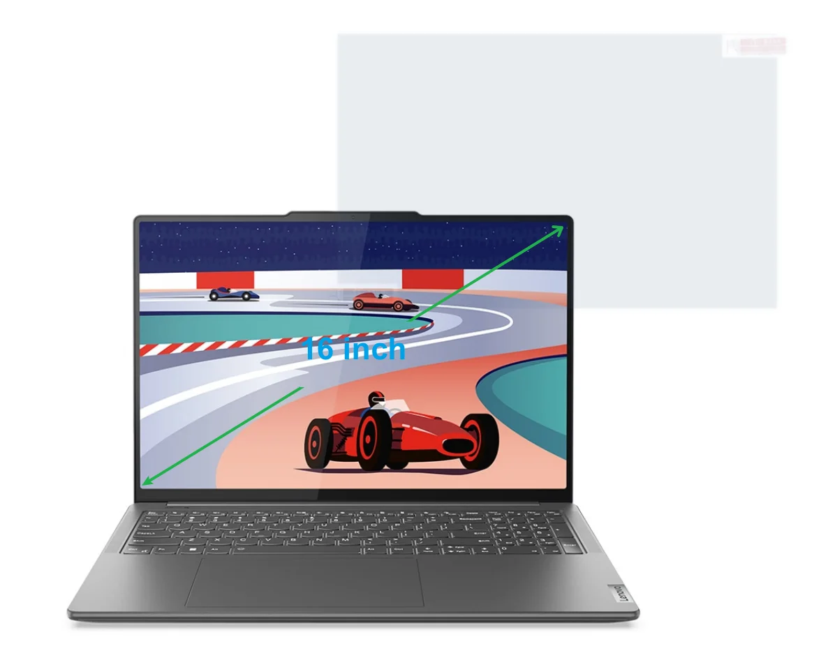 2PCS Clear / Matte Screen Protector Laptop Soft Film for LENOVO Yoga Pro 9i Gen 8 (16'', Gen8) / Lenovo Slim Pro 9 i 2023 16''