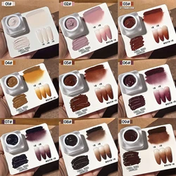 6ML Manicure New Style Pat Glue Professional Nail Paint Color Gel Polish Semi-solid Paint Non-airbrush Gradient UV Nail Polish