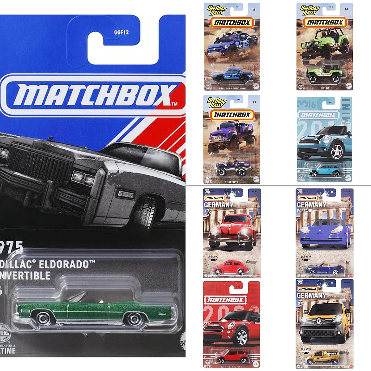 

Matchbox 1:64 американский мускулистый автомобиль, набор Cadillac Mustang Chevrolet, модель автомобиля Ggf12, коллекционный литой автомобиль, игрушки, рождественский подарок