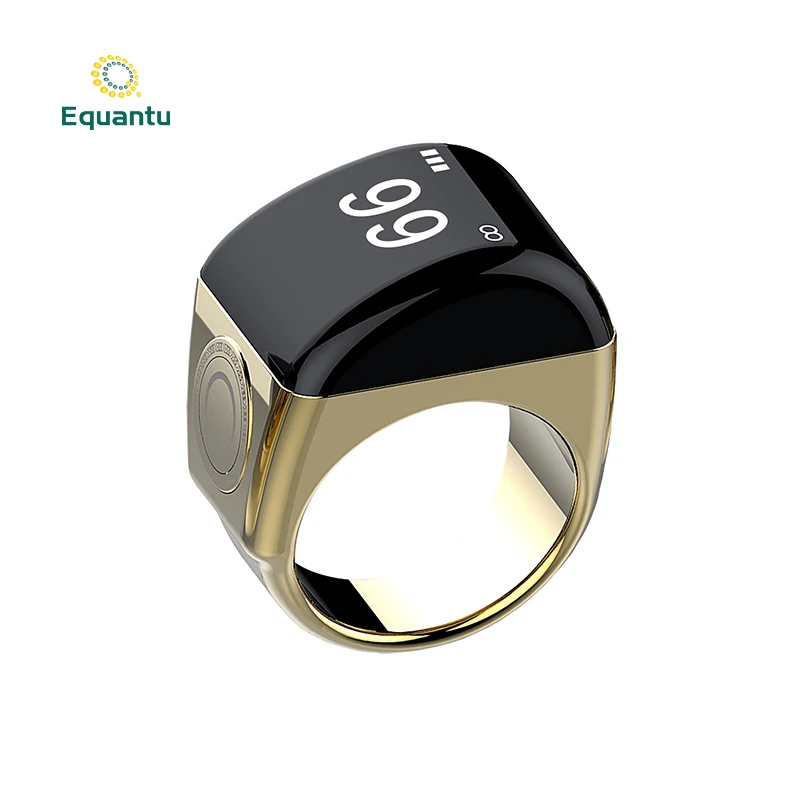 Equantu Islamic Product Tasbeeh Ring Counter BT Smart Zikir Ring QB702 Eid Ramadan Tasbih Ring