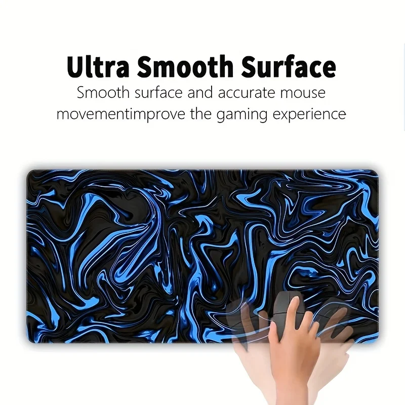 Abstract fluid pattern Mouse Pad Rubber non-slip base Desk Mat High quality material gaming mat mousepad with lock edge