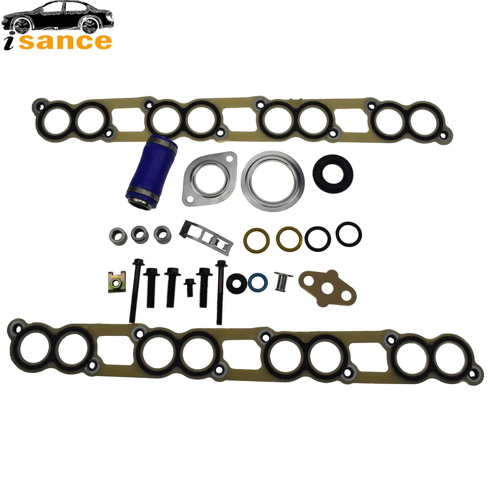 MFD Intake Manifold / EGR Cooler Gasket For Ford Powerstroke Diesel 6.0L 2003-2010 3C3Z9T514AG 3C3Z9439AA 3C3Z9433BJ MS19311